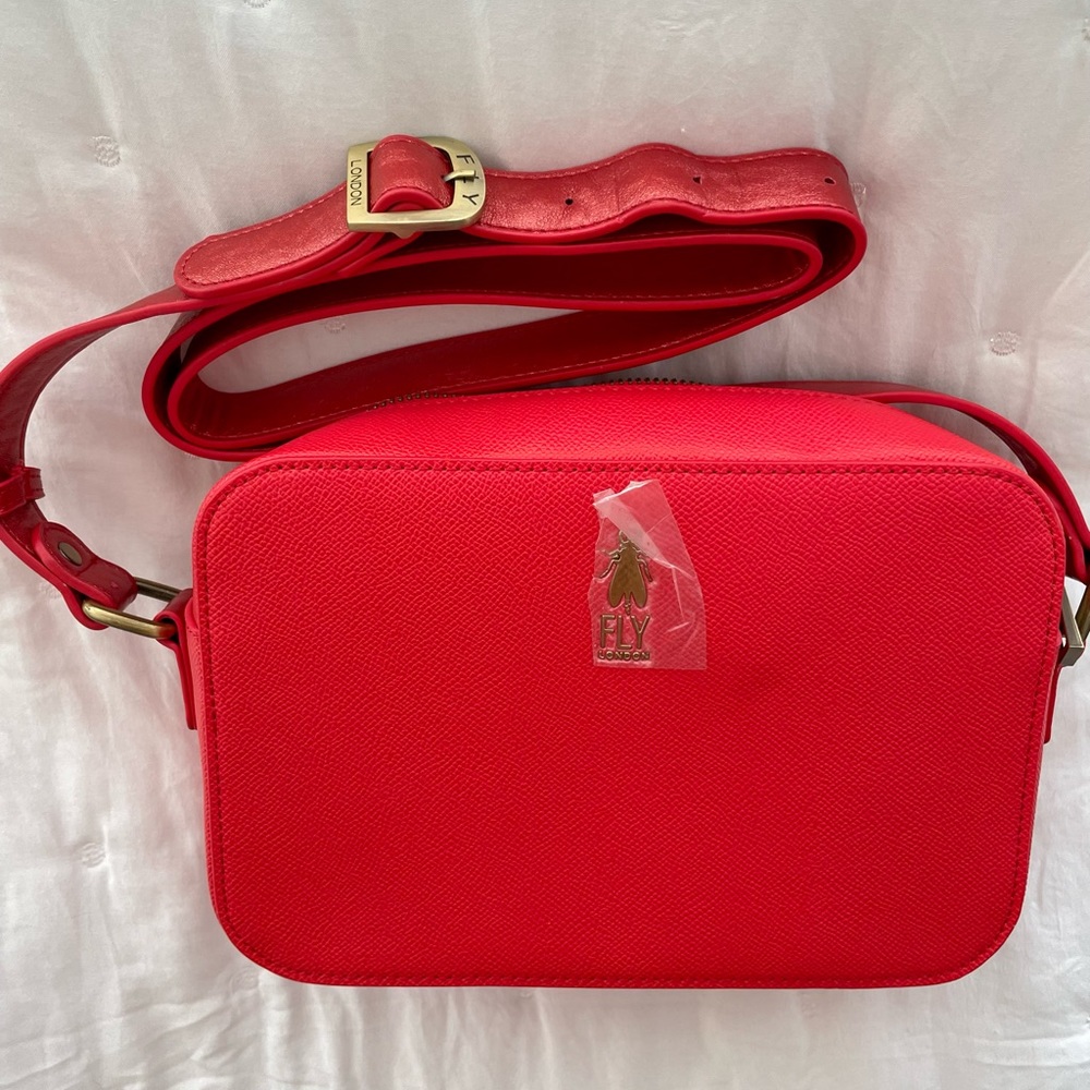 New Dark Red Fly London Purse.